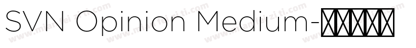 SVN Opinion Medium字体转换